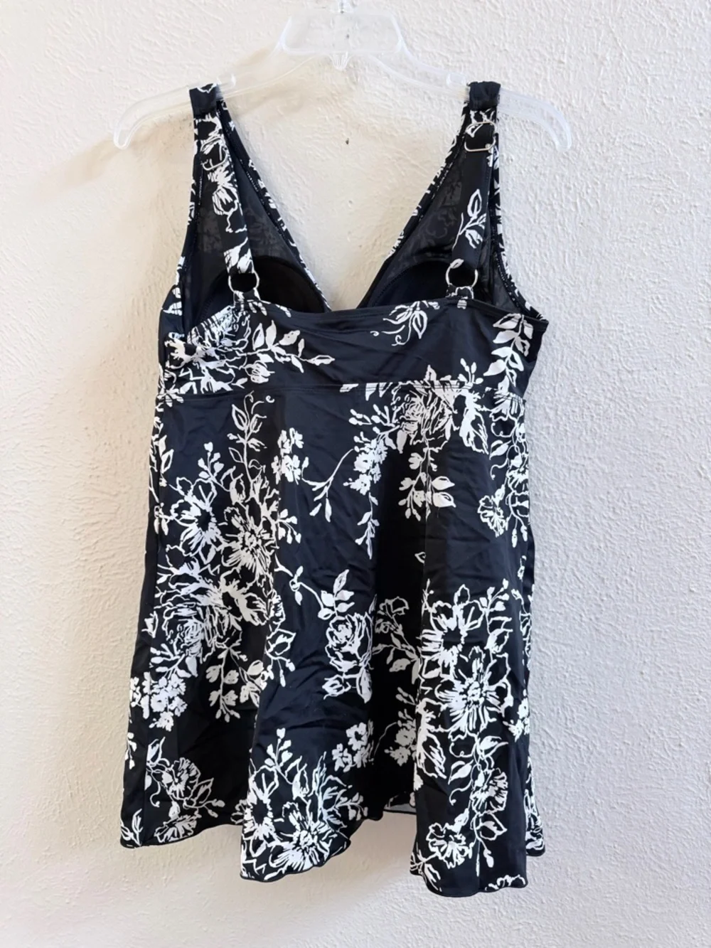 Swim 365 b&w print swim dress